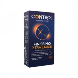 comprar CONTROL PRESERVATIVOS FINISSIMO XTRA LARGE 12UDS