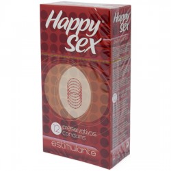 comprar HAPPY SEX PRESERVATIVO ESTIMULANTE 12 UDS