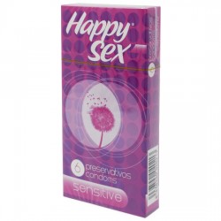 comprar HAPPY SEX PRESERVATIVO SENSITIVE 6 UDS