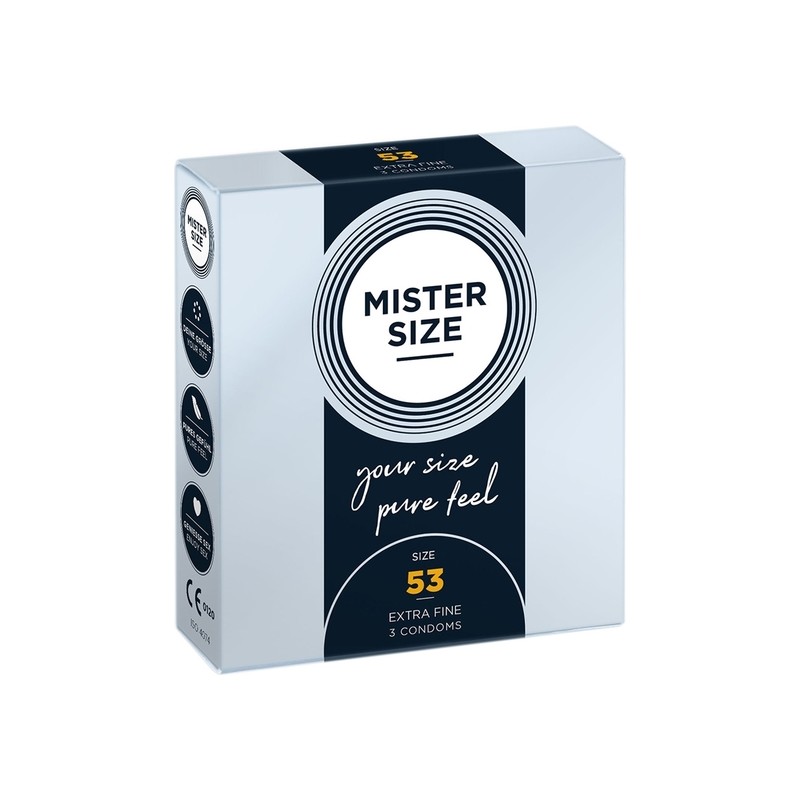 MISTER SIZE 53 3 PACK EXTRA FINO