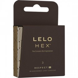 comprar LELO HEX PRESERVATIVOS RESPECT XL 3UDS