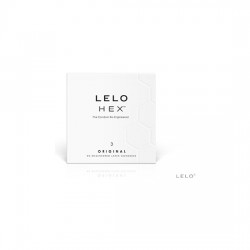 comprar LELO HEX ORIGINAL 3 PRESERVATIVOS