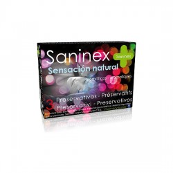 comprar SANINEX PRESERVATIVOS NATURAL SENSATION 3UDS