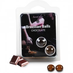 comprar SECRET PLAY SET 2 BRAZILIAN BALLS AROMA CHOCOLATE