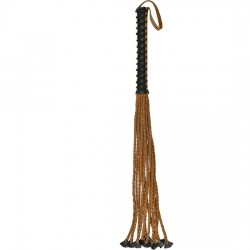 comprar BRAIDED 22 TAILS WITH 12 HANDLE - ITALIAN LEATHER 86X4CM