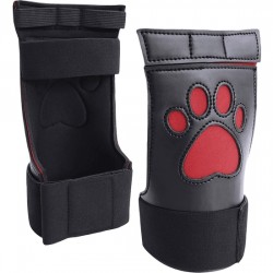 comprar OUCH PUPPY PLAY - PUPPY PAW GUANTES NEOPRENO - ROJO