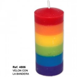 comprar VELON GRANDE CON LA BANDERA LGBT