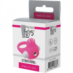 RINGS OF LOVE SILICONE STIMU RING ROSA